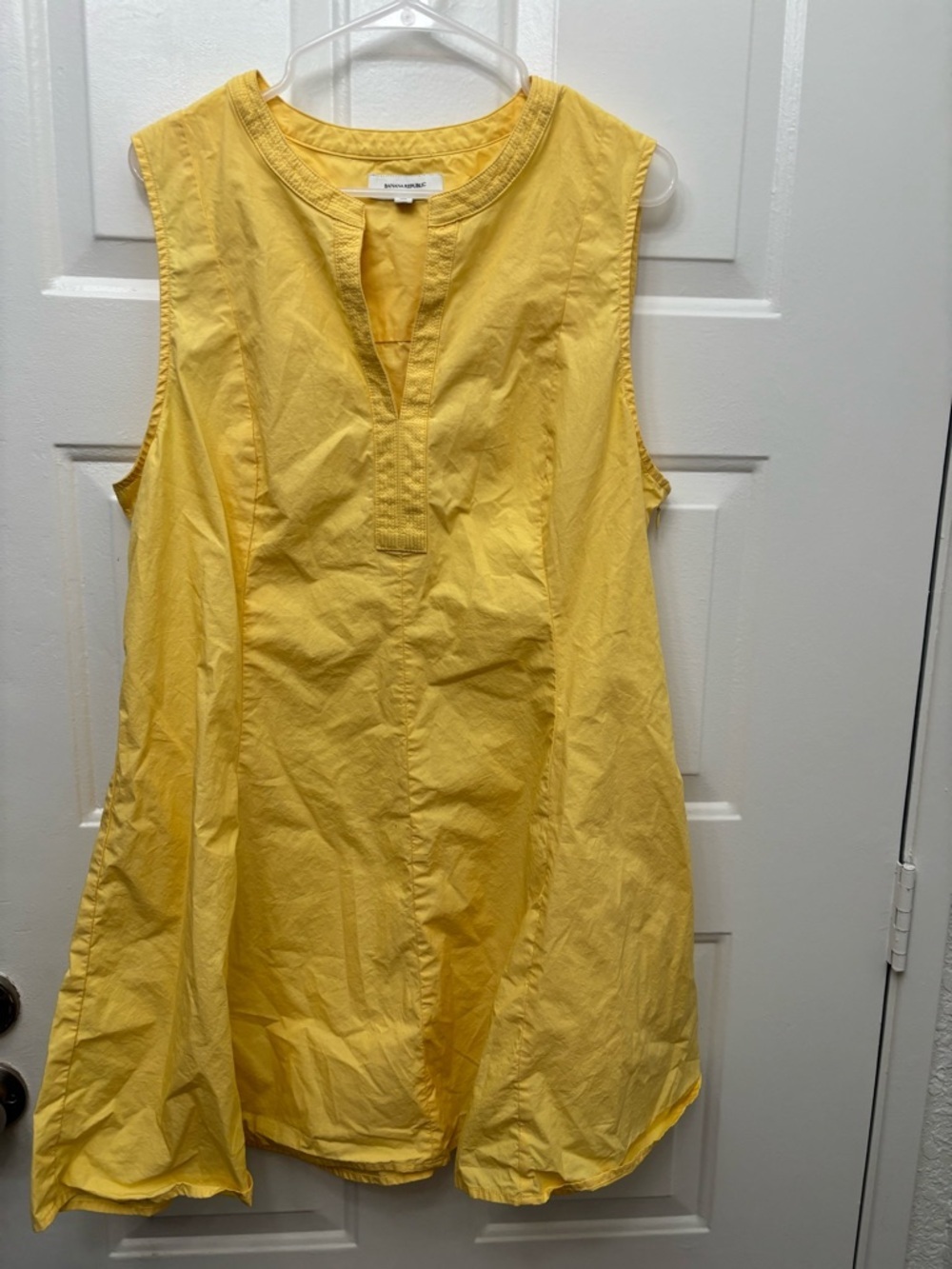 Banana Republic Vibrant Yellow Sleeveless dress